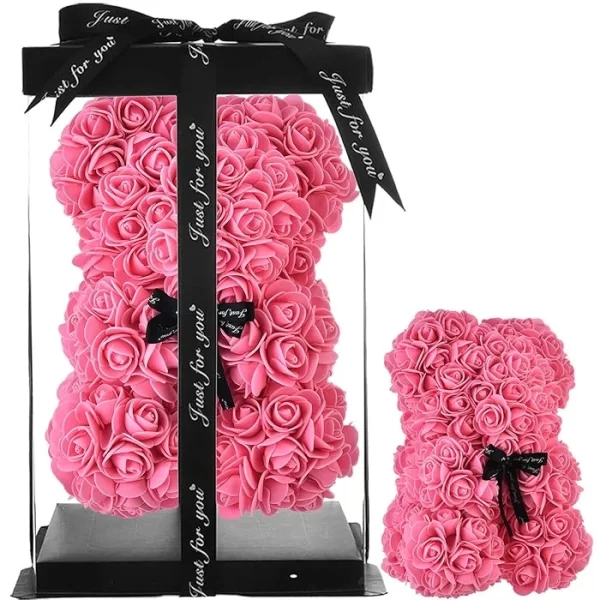 Pink Roses Teddy Bear